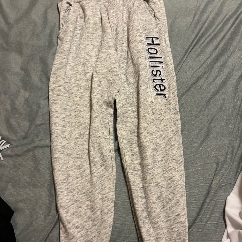 Hollister Light Gray Kids Sweatpants